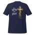 Walk by Faith Not By Sight (Back) Christian Bible Verse T-Shirt